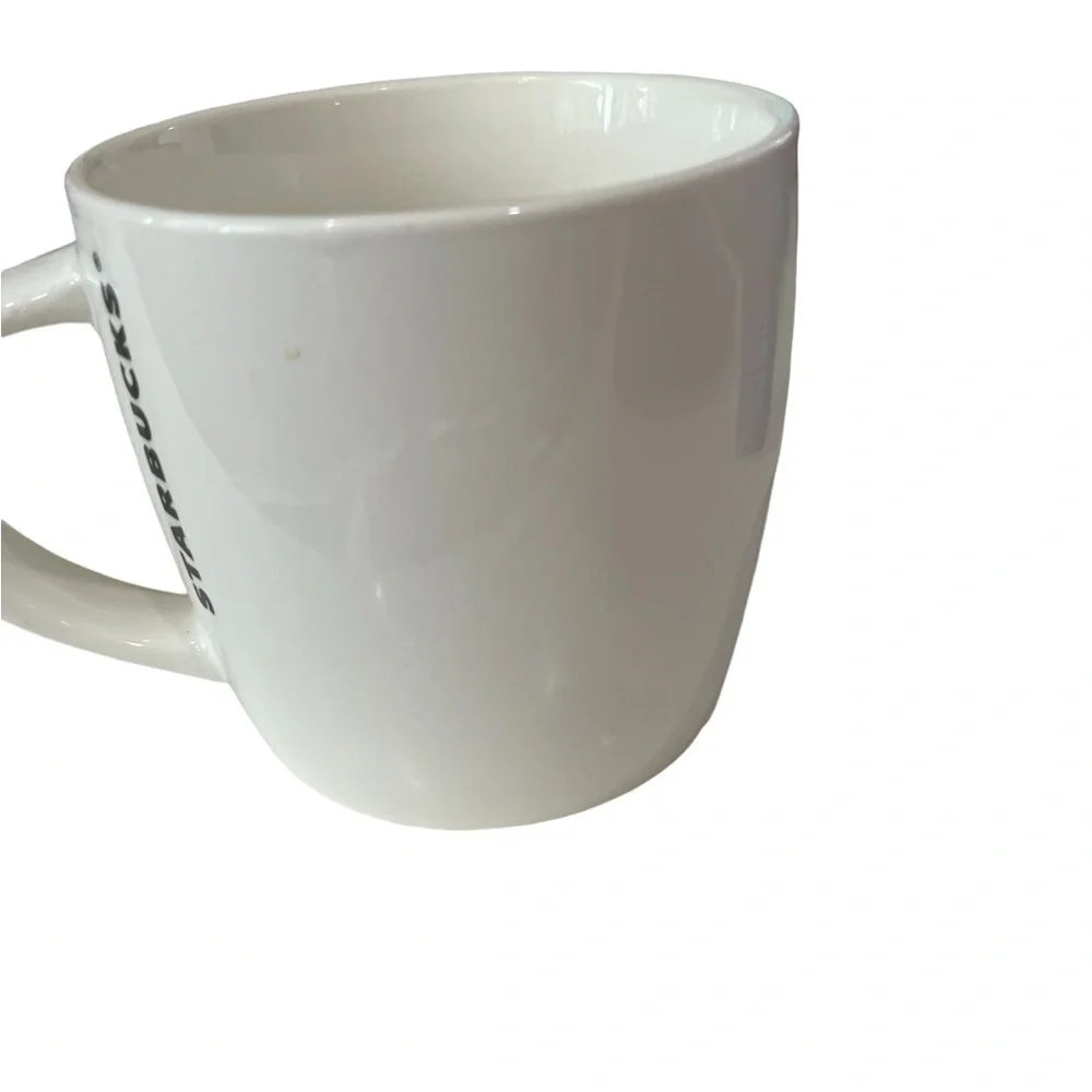 Starbucks 14 Ounce Coffee mug Siren Mermaid  Mug White Ceramic Barrel 2017